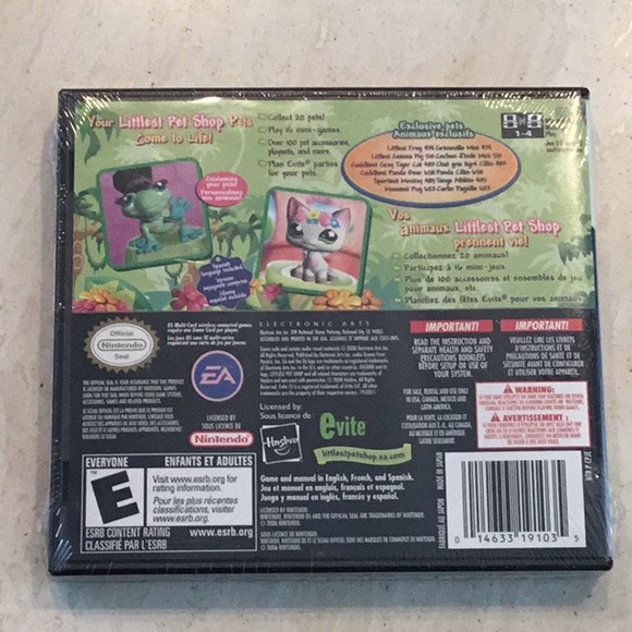 Littlest Pet Shop Other Littlest Pet Shop Jungle Nintendo Ds Game